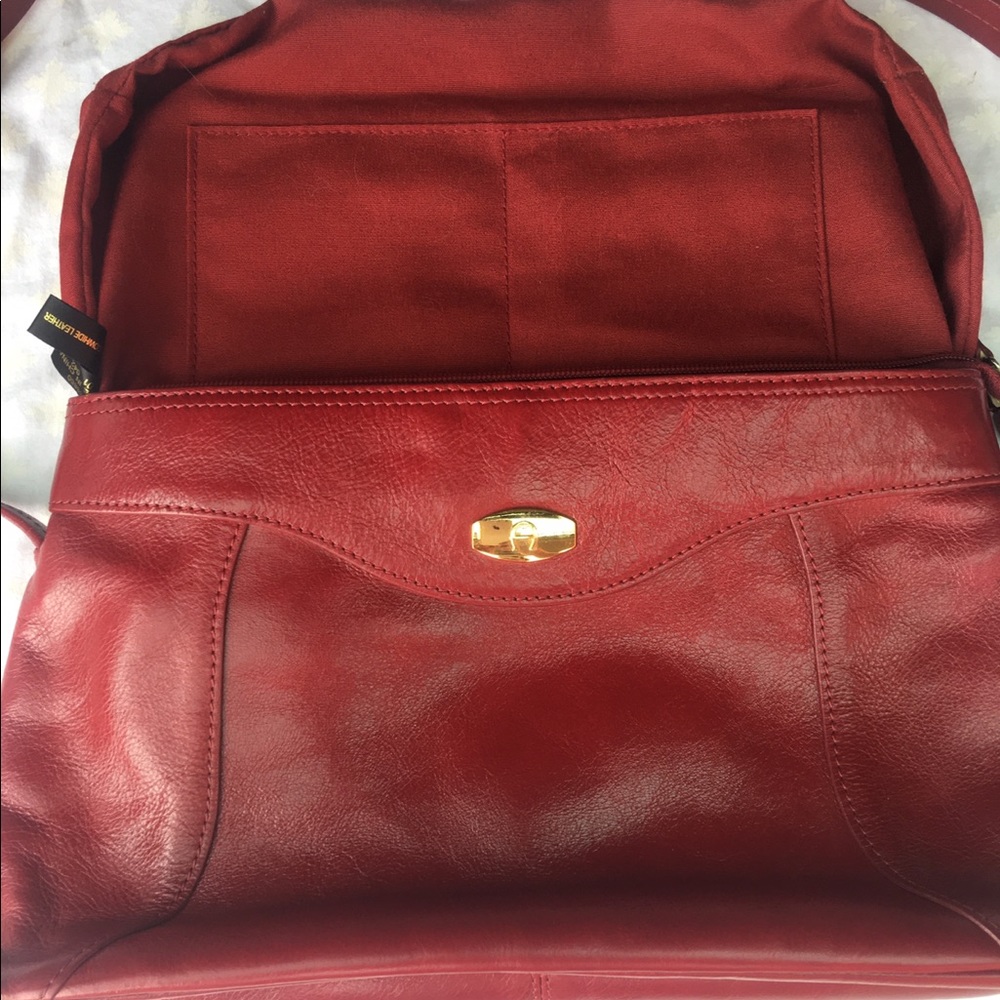 Etienne Aigner Red Clutch with Strap